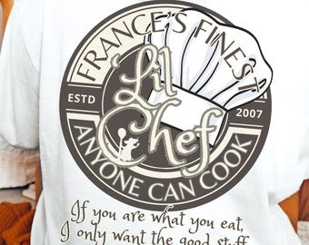 Lil Chef Ratatouille Disney Shirt, Bella Canvas Unisex Tee