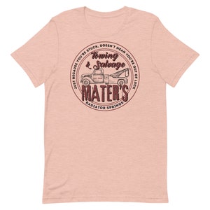 Mater's Towing, Subtle Disney Bella Canvas Unisex Short Sleeve T-Shirt, Disney Family Shirts, Disney Shirts, Disneyland Shirt