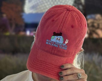EPCOT World Showcase Baumwoll-Twillmütze, Disney Mom Dad Hat