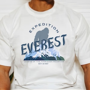 Expedition Everest Yeti Bella Canvas T-Shirt, Subtle Disney Family Shirt