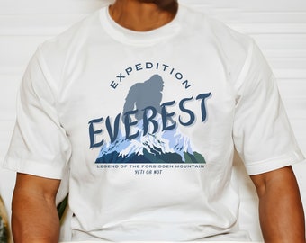 Expedition Everest Yeti Bella Canvas T-Shirt, Subtle Disney Family Shirt