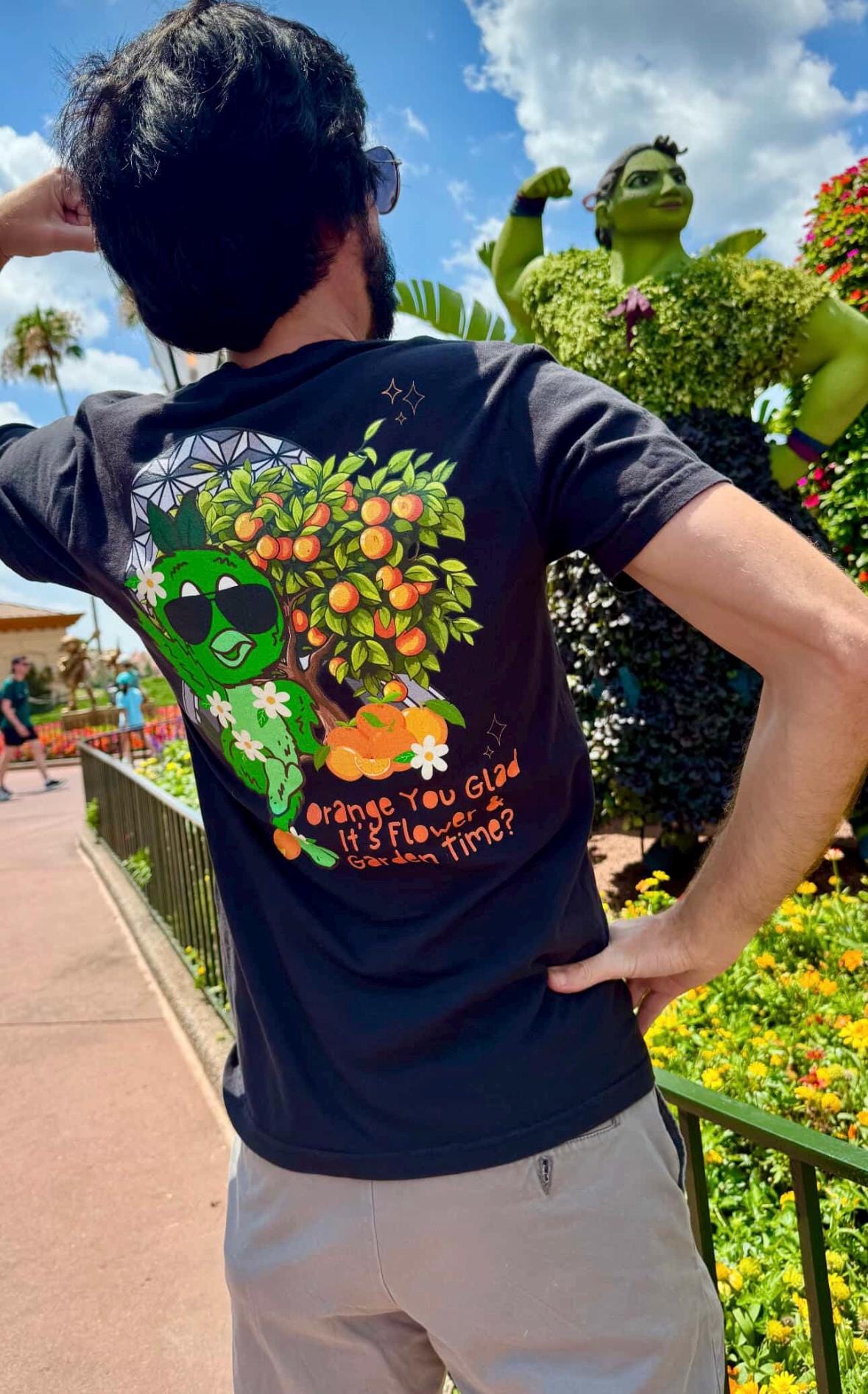 Orange Bird EPCOT Flower Garden Shirt, Disney Topiary Tee - Etsy