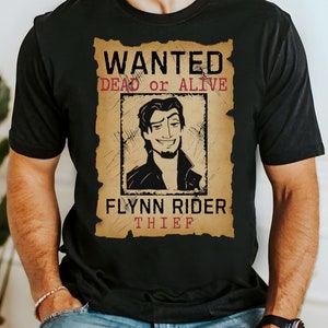 Wanted Flynn, Subtle Disney Bella Canvas Unisex Short Sleeve T-Shirt, Disney Family Shirts, Disney Shirts, Disneyland Shirt