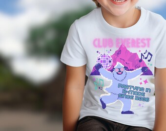 Club Everest Youth T-Shirt: Animal Kingdom Inspired Yeti Tee