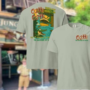 Disney Jungle Cruise Rückseite Water Comfort Colors Shirt