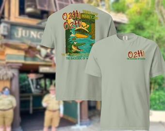 Disney Jungle Cruise Backside of Water Comfort Colors Shirt