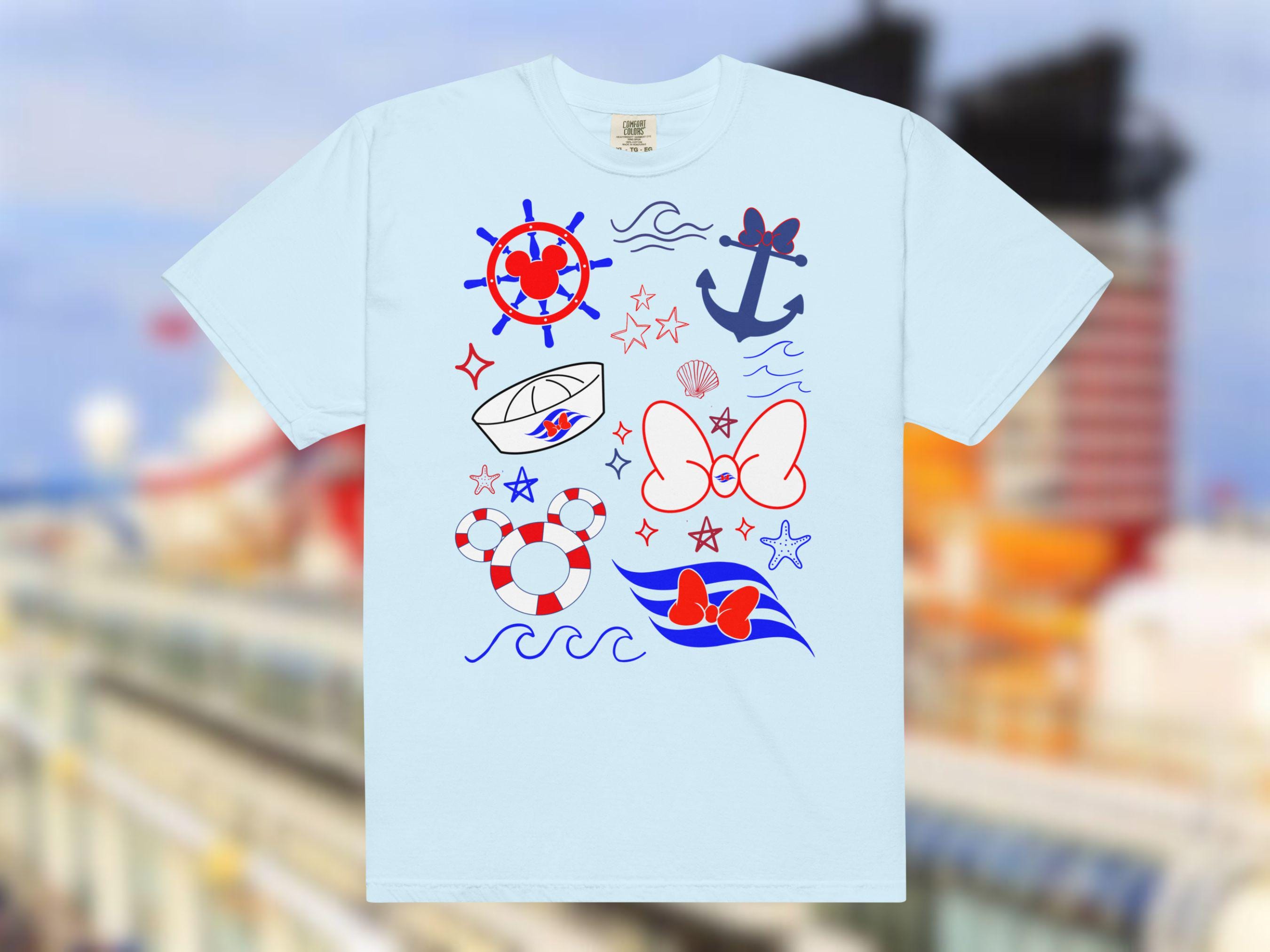 Disney Cruise Doodle Sketch Shirt, Family Vacation Tee - Etsy