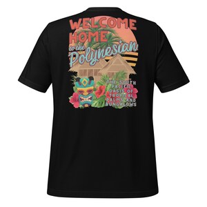 Camiseta unisex de lona Disney Bella de la Polinesia, camiseta familiar DVC imagen 4