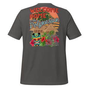 Camiseta unisex de lona Disney Bella de la Polinesia, camiseta familiar DVC imagen 6
