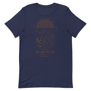 Briar Rose Coffee Co., Subtle Theme Park Bella Canvas Unisex Short Sleeve T-Shirt, Subtle Disney Matching Family Shirts