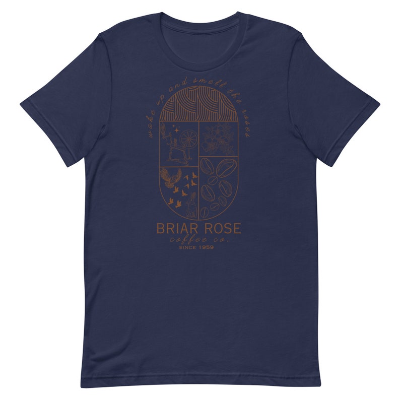 Briar Rose Coffee Co., Subtle Theme Park Bella Canvas Unisex Short Sleeve T-Shirt, Subtle Disney Matching Family Shirts