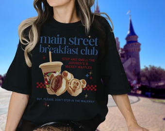 Disney Breakfast Club Tee – Mickey Waffles & Joffrey's Coffee