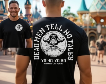 Pirates of the Caribbean T-Shirt, Dead Men Tell No Tales, Disney Dad Tee