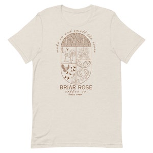 Briar Rose Coffee Co., Subtle Theme Park Bella Canvas Unisex Short Sleeve T-Shirt, Subtle Disney Matching Family Shirts
