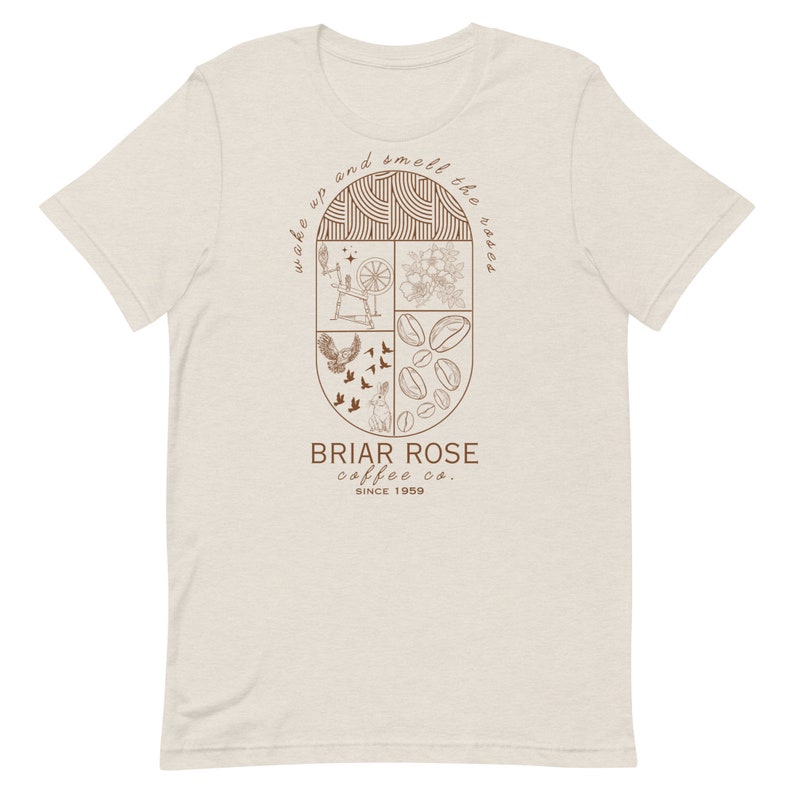 Briar Rose Coffee Co., Subtle Theme Park Bella Canvas Unisex Short Sleeve T-Shirt, Subtle Disney Matching Family Shirts