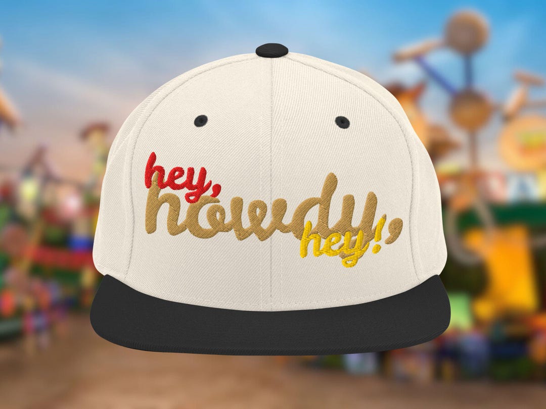 Woody Toy Story Embroidered Snapback Hat, Disney Adult - Etsy