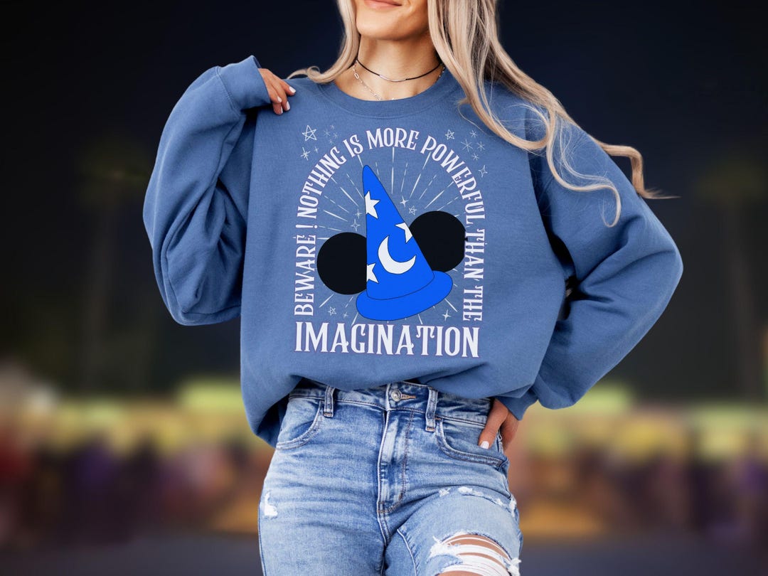 Imagination, Fantasmic Crewneck, Sorcerer Mickey, Hollywood
