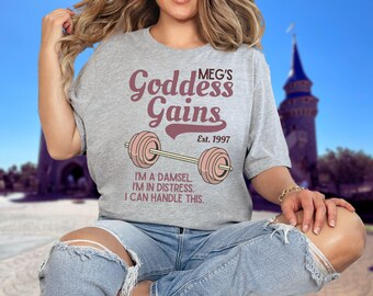 Meg's Goddess Gains Shirt, Hercules Disney Inspired Tee
