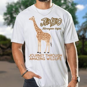 Jambo!, Subtle Disney Animal Kingdom Inspired Shirt, Kilimanjaro Safari Shirt, Manly Disney Shirt, Trendy Subtle Disney Shirt
