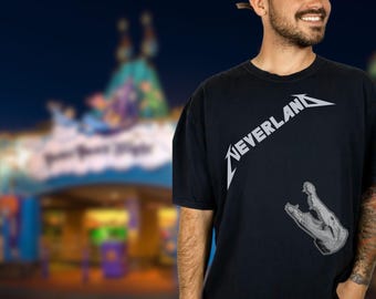 Peter Pan Rock Band Tee, Neverland Comfort Colors Shirt