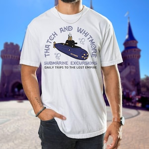 Disney Inspired Atlantis The Lost Empire Shirt, Thatch and Whitmore Submarine Excursions, Subtle Trendy Comfort Colors Manly Disney Shirt