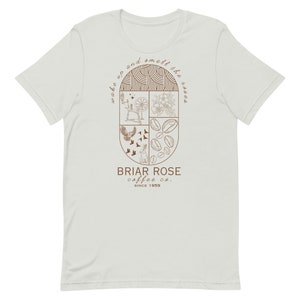 Briar Rose Coffee Co., Subtle Theme Park Bella Canvas Unisex Short Sleeve T-Shirt, Subtle Disney Matching Family Shirts