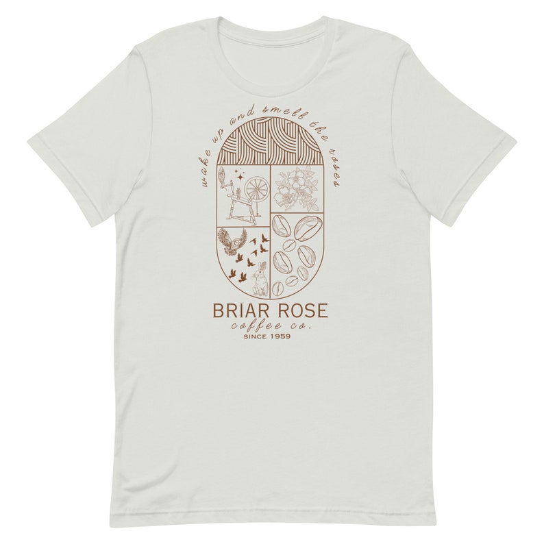 Briar Rose Coffee Co., Subtle Theme Park Bella Canvas Unisex Short Sleeve T-Shirt, Subtle Disney Matching Family Shirts