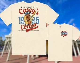 Casey's Corner Comfort Colors Shirt, Main Street USA Disney T-Shirt
