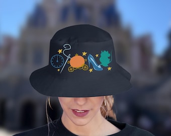 Disney parks Cinderella hat black blue Disney Parks 2025 Cinderella Swiftie Meet Me at Midnight Cap  main image 2