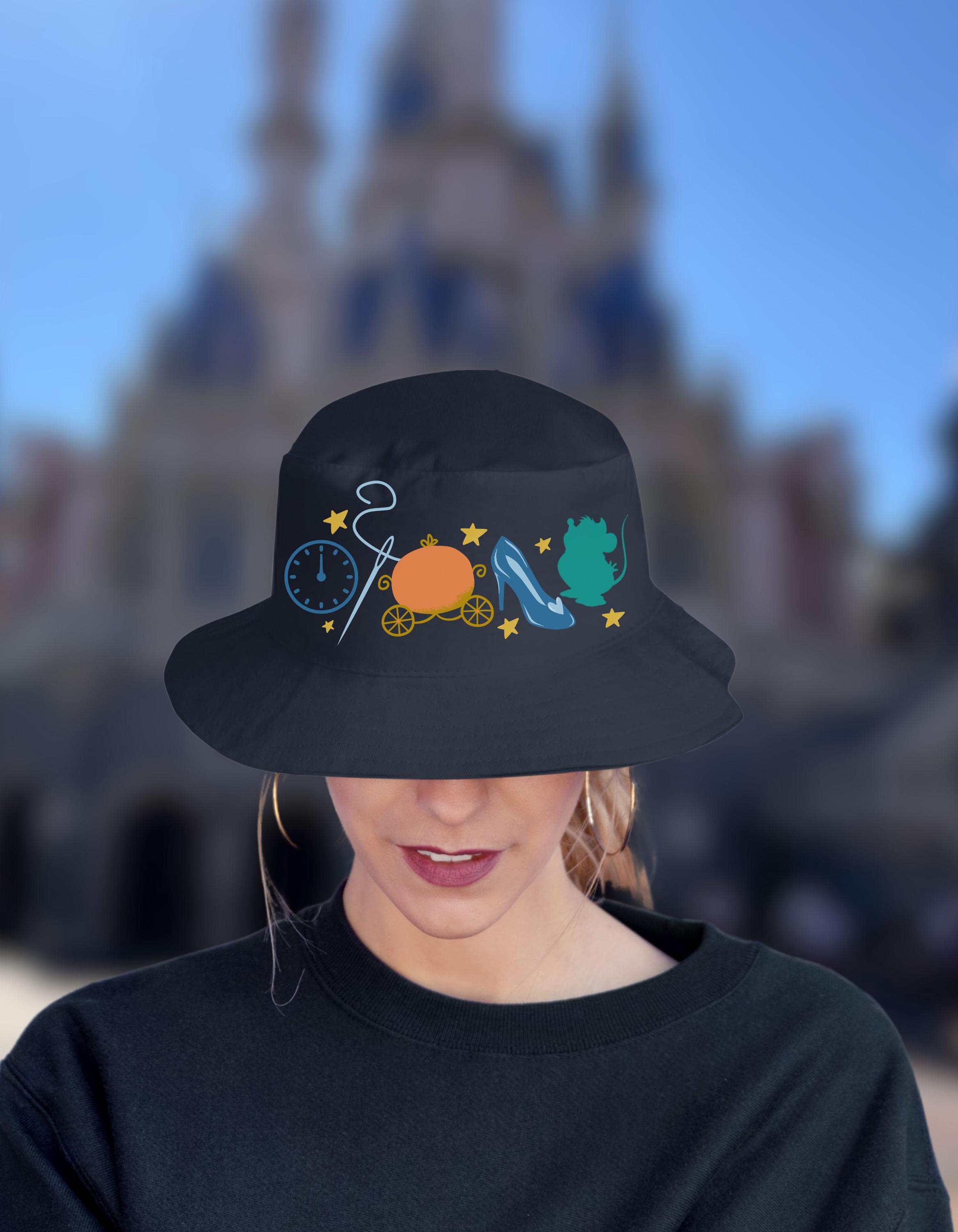 DISNEY Black bucket hippie hat Disney Bucket Hat In Disney Hats (1968-Now) for sale | eBay main image 4