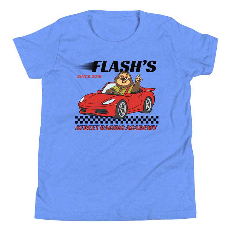 Disney Flash Zootopia Youth Bella Canvas Shirt