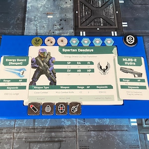 Halo Flashpoint War Games Dashboard (Pack of 4)