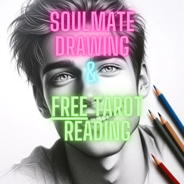 Soulmate Drawing + Tarot Reading, Same Day Deliver, Fast Deliver , Husband/Wife Reading, Soulmate Insights, Draw My Soulmate