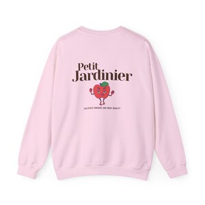 Plant Mom Sweatshirt | Gardener Gift | Petit Jardinier Crewneck | French Aesthetic | Cottagecore Sweater | Gift for Plant Lover image 9