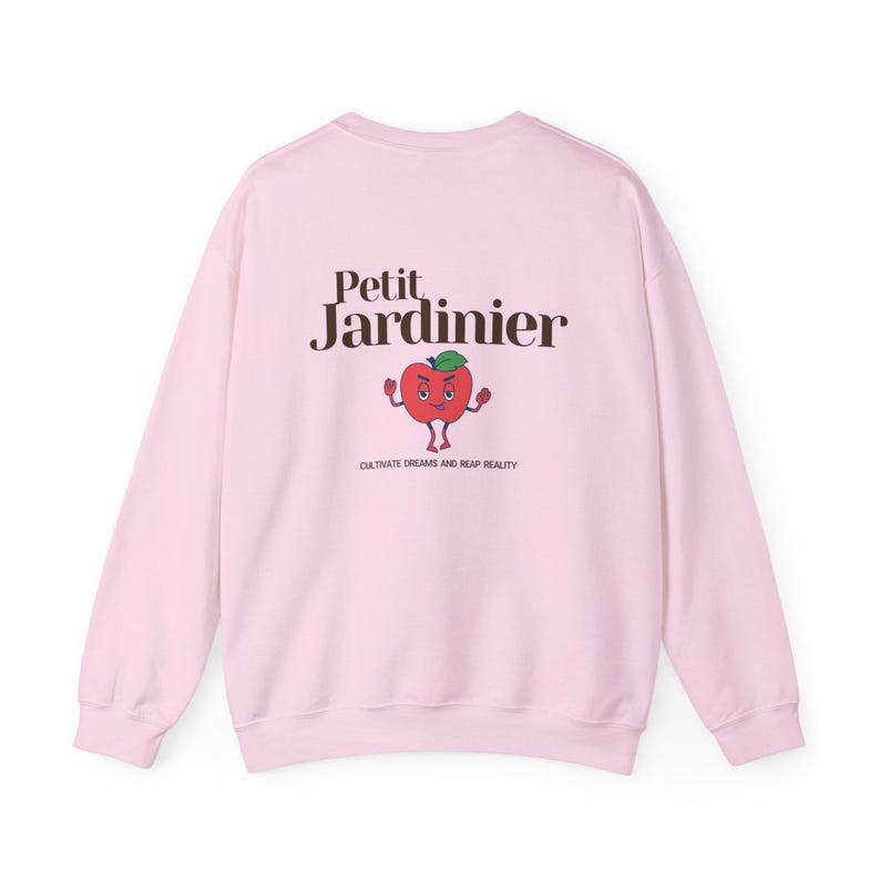 Plant Mom Sweatshirt | Gardener Gift | Petit Jardinier Crewneck | French Aesthetic | Cottagecore Sweater | Gift for Plant Lover image 9