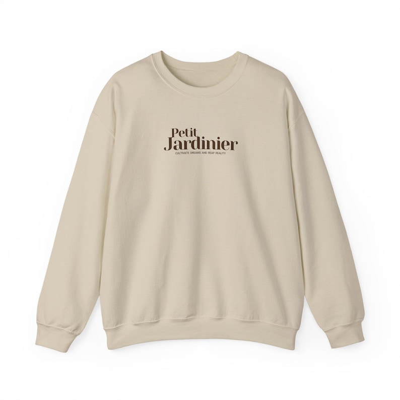 Plant Mom Sweatshirt | Gardener Gift | Petit Jardinier Crewneck | French Aesthetic | Cottagecore Sweater | Gift for Plant Lover image 11