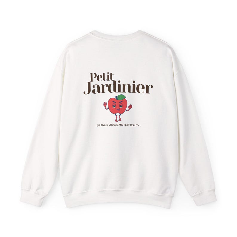 Plant Mom Sweatshirt | Gardener Gift | Petit Jardinier Crewneck | French Aesthetic | Cottagecore Sweater | Gift for Plant Lover image 10