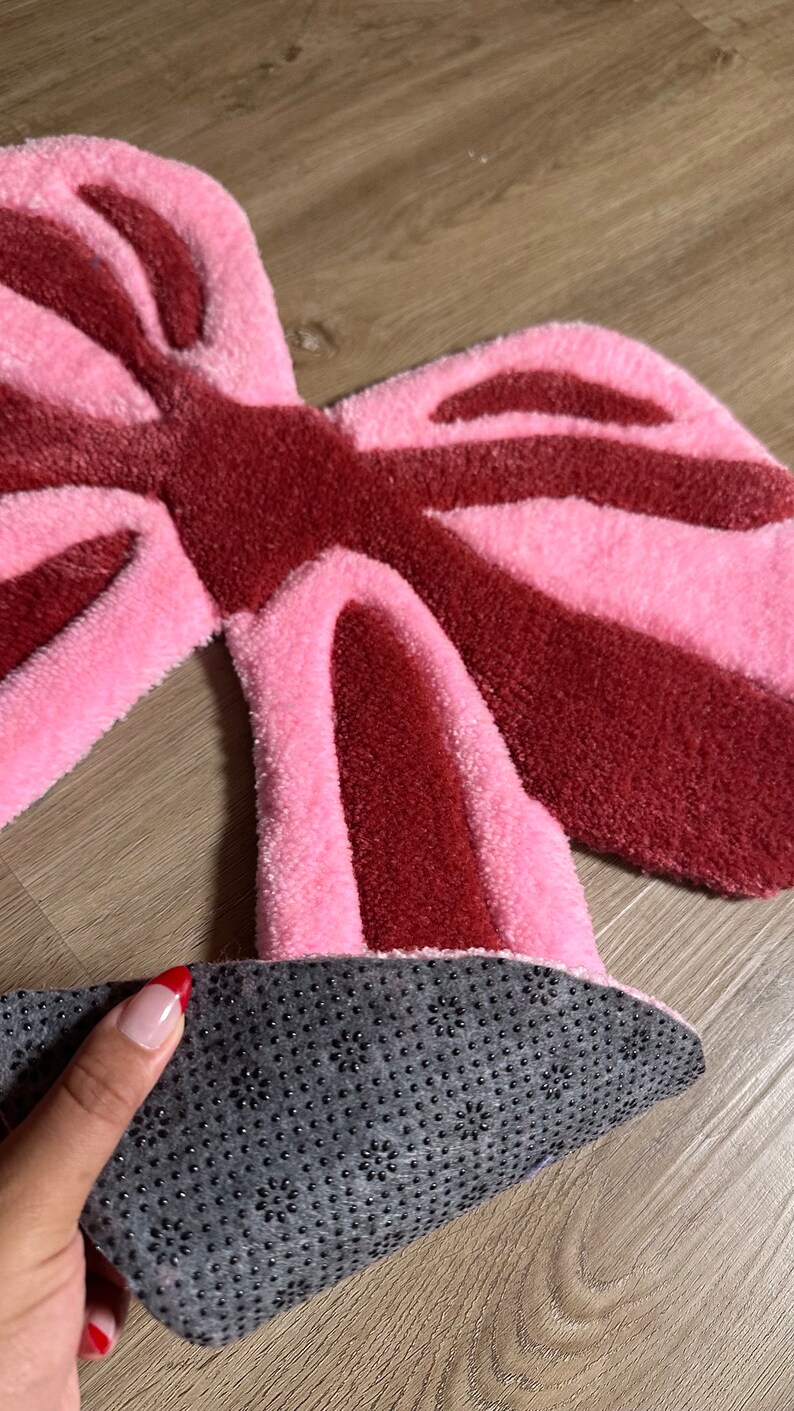 Coquette Rug Coquette Bow Handmade Tufted Rug - Etsy