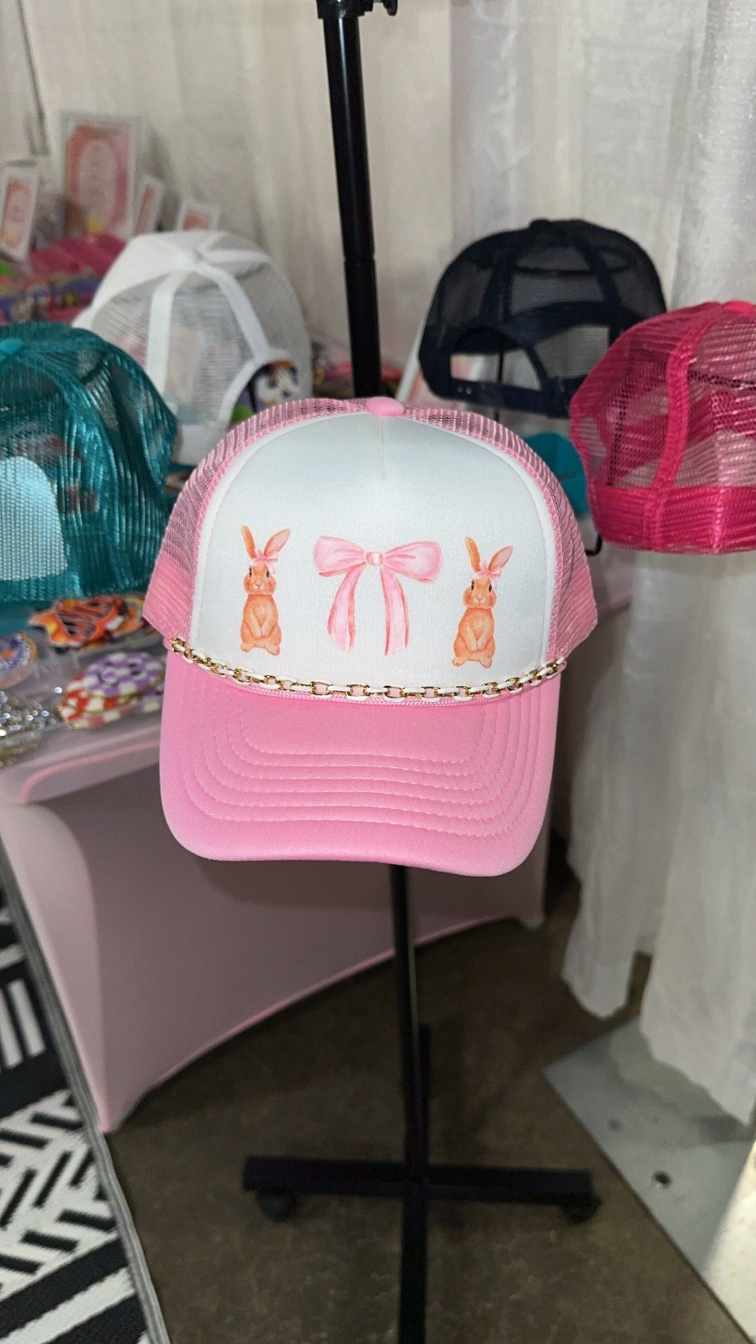 Magical Girl Embroidered Trucker Hat main image 1
