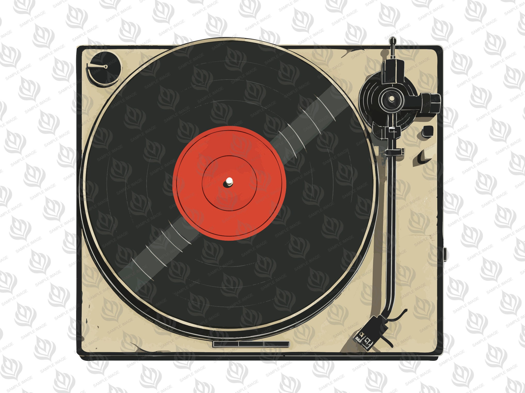 未使用・未開封品) Durpower Phonograph Record Player