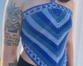 Crochet halter top