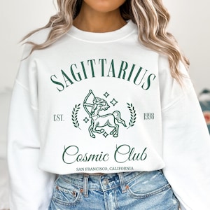 Custom Sagittarius Sweatshirt, Sagittarius Shirt, Zodiac Signs Sweater, Astrology Crewneck, Sagittarius Gift for November Birthday December