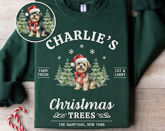 Morkie Christmas Sweatshirt, Morkie Shirt, Custom Dog Sweater, Personalized Holiday Pullover, Morkie Mom Gift, Xmas Dog Lover Gifts, Morkie