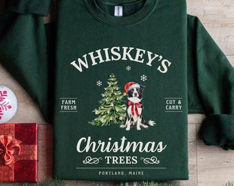 Border Collie Sweatshirt Christmas Border Collie Shirt Christmas Dog Sweater Holiday Dog Crewneck Border Collie Mom Xmas Gift Collie Dogs