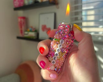 Customizable Bedazzled Lighter Case | Personalized Gift