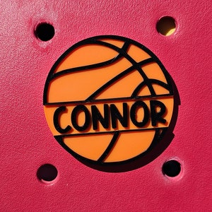 3D Printed Name Basketball Personalized Bogg. Great Gift. SHIPS SUPER FAST!