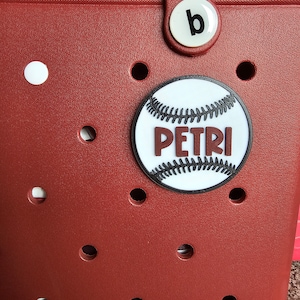3D Printed Name Baseball Personalized Bogg. Great Gift. SHIPS SUPER FAST!