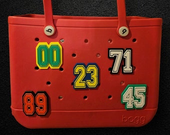 Personalized Two-Tone 3D Printed Bogg Bag Player Numbers