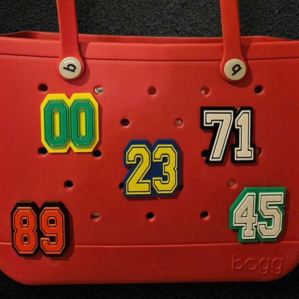 3D Printed- 2 Toned Personalized Bogg Player Numbers. Great Gift. SHIPS SUPER FAST! Perfect for Mother's Day!