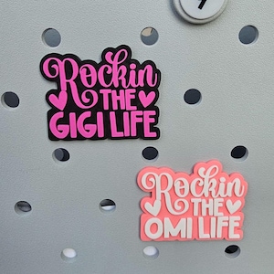 3D Printed- 2 Toned Gigi or Omi Bogg Charm. Great Gift. SHIPS SUPER FAST! Perfect for any Gigi&#39;s or Omi&#39;s.